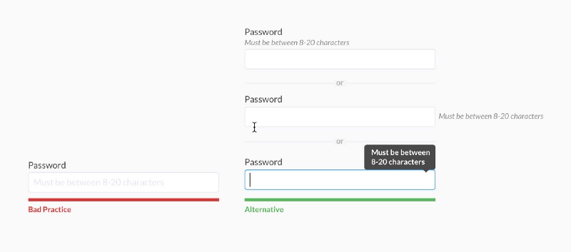 Placeholder в качестве подсказки